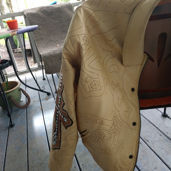 Man's leather jacket - Picture 3 of 5